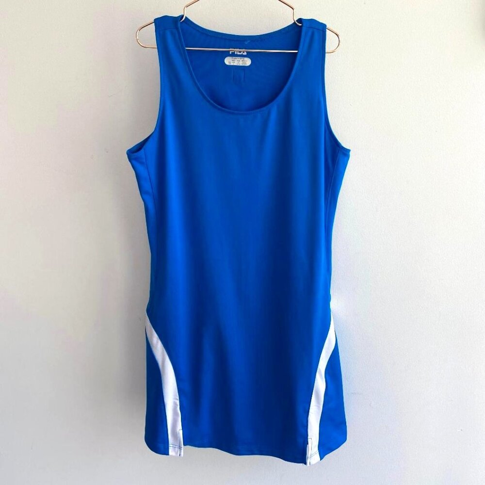 Fila Girls' Blue Flared Tennis Dress